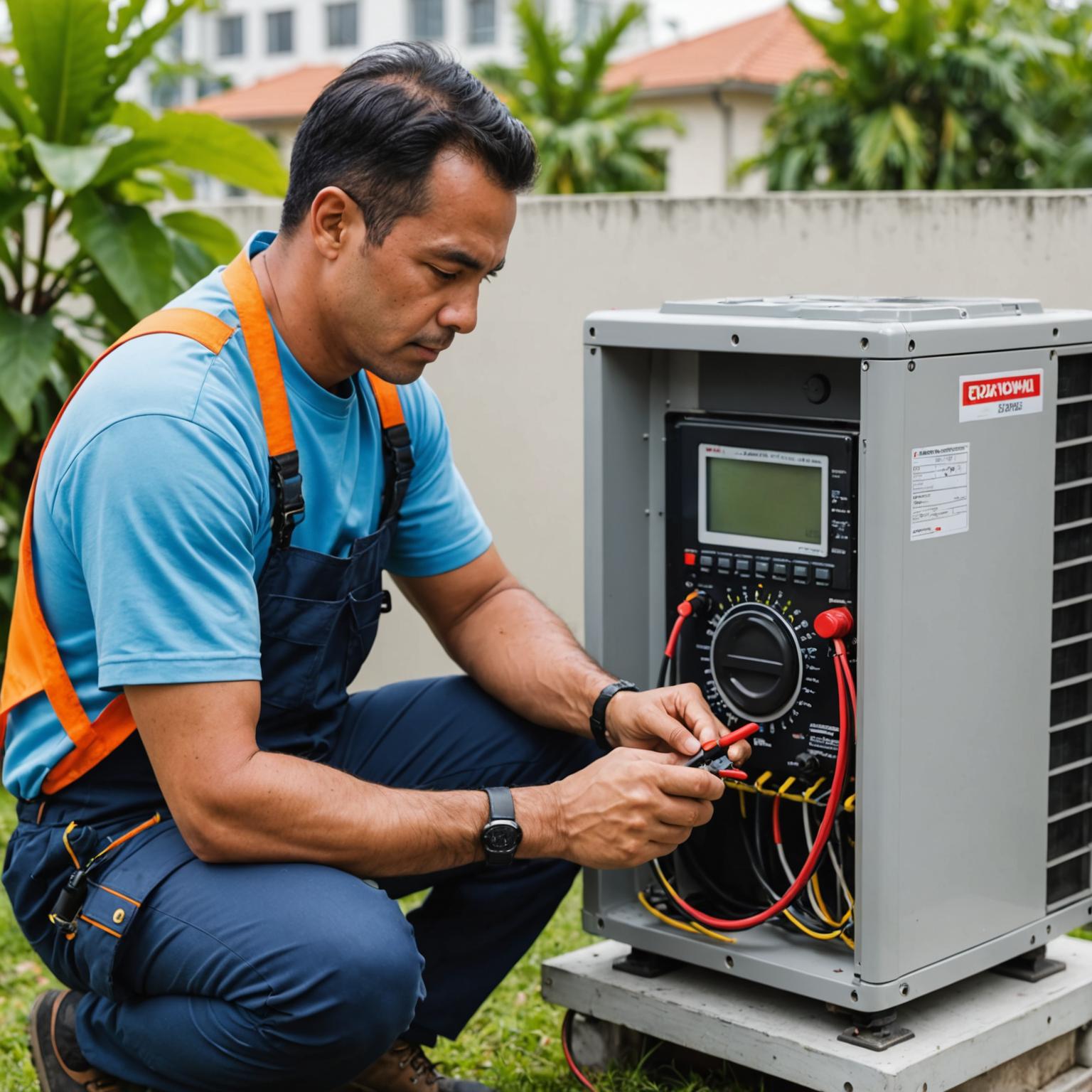 Diagnosis dan pembaikan aircond